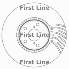 FBD1588 FIRST LINE Тормозной диск