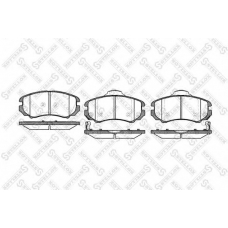 964 002BL-SX STELLOX Комплект тормозных колодок, дисковый тормоз