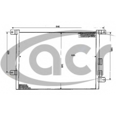 300278 ACR Конденсатор, кондиционер