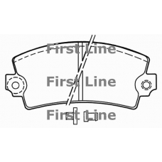 FBP1052 FIRST LINE Комплект тормозных колодок, дисковый тормоз