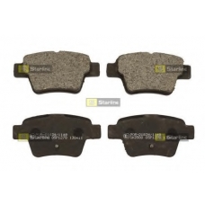BD S737P STARLINE Комплект тормозных колодок, дисковый тормоз