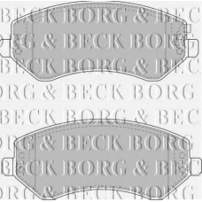 BBP1830 BORG & BECK Комплект тормозных колодок, дисковый тормоз