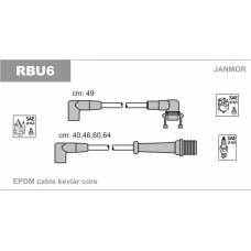 RBU6 JANMOR Комплект проводов зажигания