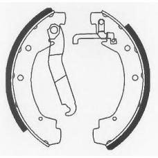 BS1059 QUINTON HAZELL Комплект тормозных колодок