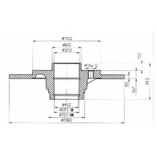 BDC4402 QUINTON HAZELL Тормозной диск