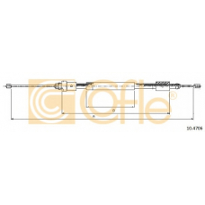 10.4706 COFLE Трос, стояночная тормозная система