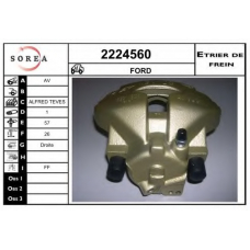 2224560 EAI Тормозной суппорт