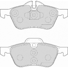 FD6959N NECTO Комплект тормозных колодок, дисковый тормоз