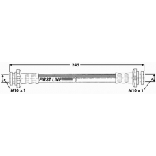 FBH6772 FIRST LINE Тормозной шланг