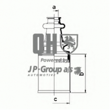 3143700919 Jp Group Комплект пылника, приводной вал