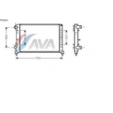 FTA2261 AVA Радиатор, охлаждение двигателя