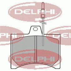LP177 DELPHI Комплект тормозных колодок, дисковый тормоз