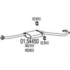 01.54450 MTS Средний глушитель выхлопных газов