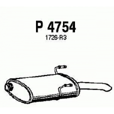 P4754 FENNO Глушитель выхлопных газов конечный