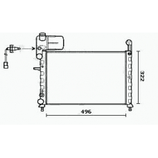 RM0713 EQUAL QUALITY Радиатор, охлаждение двигателя