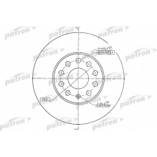 PBD4295 PATRON Тормозной диск