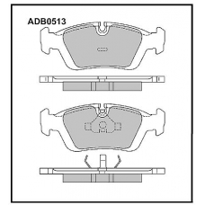 ADB0513 Allied Nippon Тормозные колодки