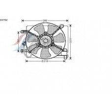 DW7502 AVA Вентилятор, охлаждение двигателя