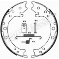 1044.026K fri.tech. Комплект тормозных колодок, стояночная тормозная с