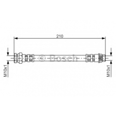 1 987 476 913 BOSCH Тормозной шланг