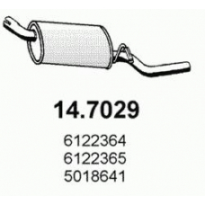 14.7029 ASSO Глушитель выхлопных газов конечный