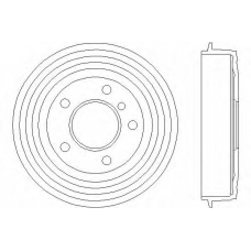 60404 PAGID Тормозной барабан