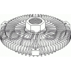 400 925 TOPRAN Сцепление, вентилятор радиатора