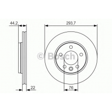 0 986 479 S06 BOSCH Тормозной диск