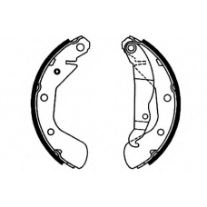 S662 SIMER Комплект тормозных колодок