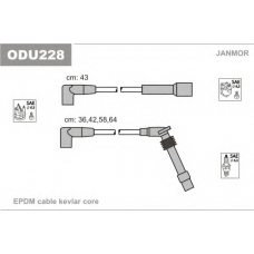 ODU228 JANMOR Комплект проводов зажигания