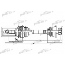 PDS1407 PATRON Приводной вал