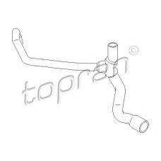 700 500 TOPRAN Шланг радиатора