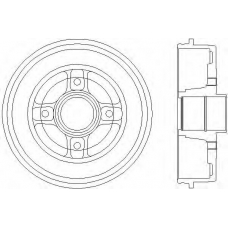 62916 PAGID Тормозной барабан