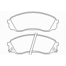 P 30 041 BREMBO Комплект тормозных колодок, дисковый тормоз