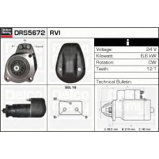 DRS5672 DELCO REMY Стартер