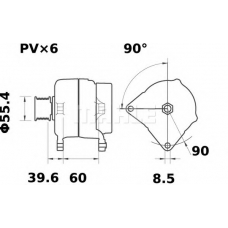 MG 576 MAHLE Генератор