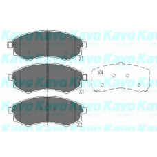 KBP-3029 KAVO PARTS Комплект тормозных колодок, дисковый тормоз
