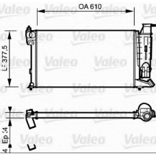 730985 VALEO Радиатор, охлаждение двигателя