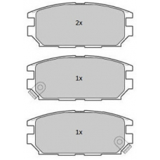 FBP-1752 FREMAX Комплект тормозных колодок, дисковый тормоз