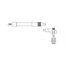 817/85 BREMI Провод зажигания