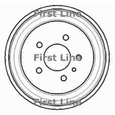 FBR800 FIRST LINE Тормозной барабан
