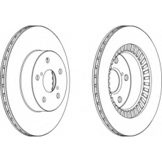 DDF1009-1 FERODO Тормозной диск