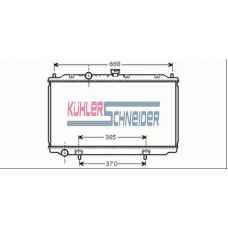 1600831 KUHLER SCHNEIDER Радиатор, охлаждение двигател