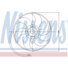 85194 NISSENS Вентилятор, охлаждение двигателя