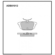 ADB01012 Allied Nippon Тормозные колодки