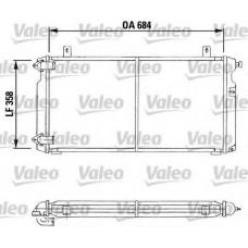 730014 VALEO Радиатор, охлаждение двигателя