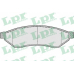 05P1198 LPR Комплект тормозных колодок, дисковый тормоз