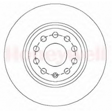 562258B BENDIX Тормозной диск