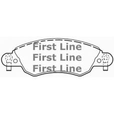 FBP3338 FIRST LINE Комплект тормозных колодок, дисковый тормоз