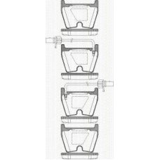 8110 29042 TRISCAN Комплект тормозных колодок, дисковый тормоз